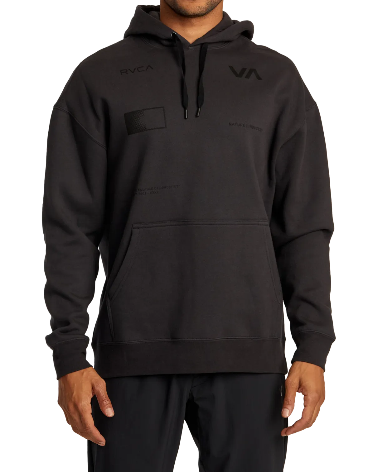 Radiate Hoodie in Washed Black
