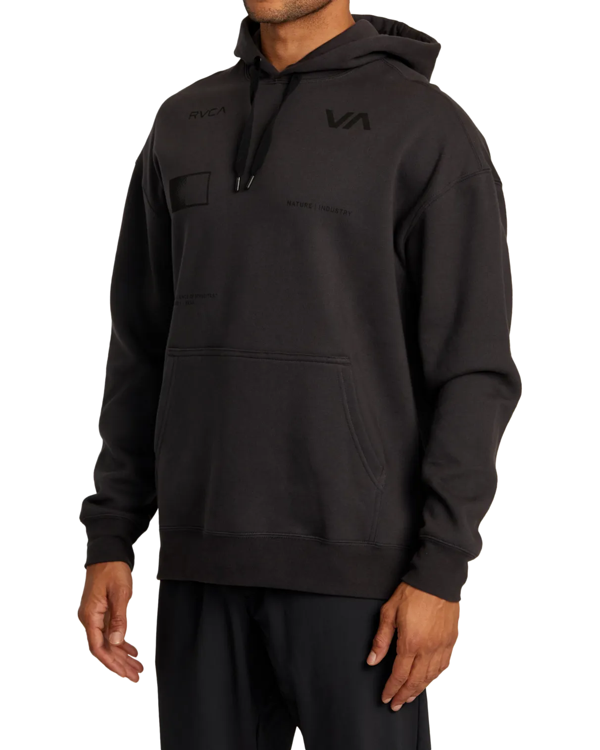 Radiate Hoodie in Washed Black