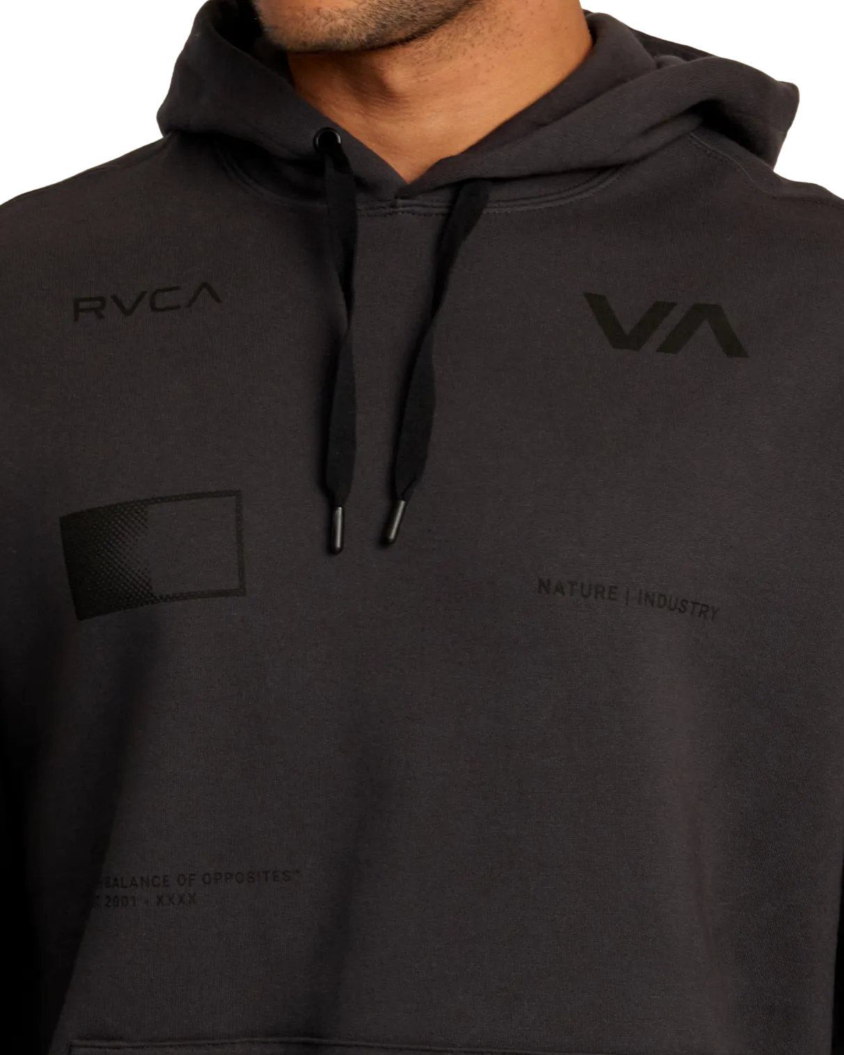 Radiate Hoodie in Washed Black