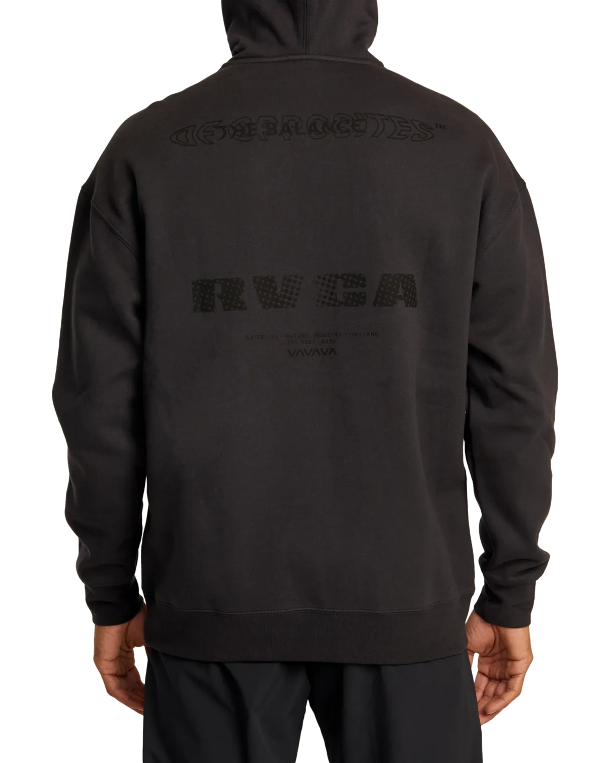 Radiate Hoodie in Washed Black