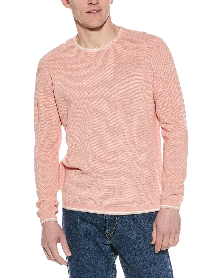 Raffi Vanise Waffle Knit Crewneck Sweatshirt