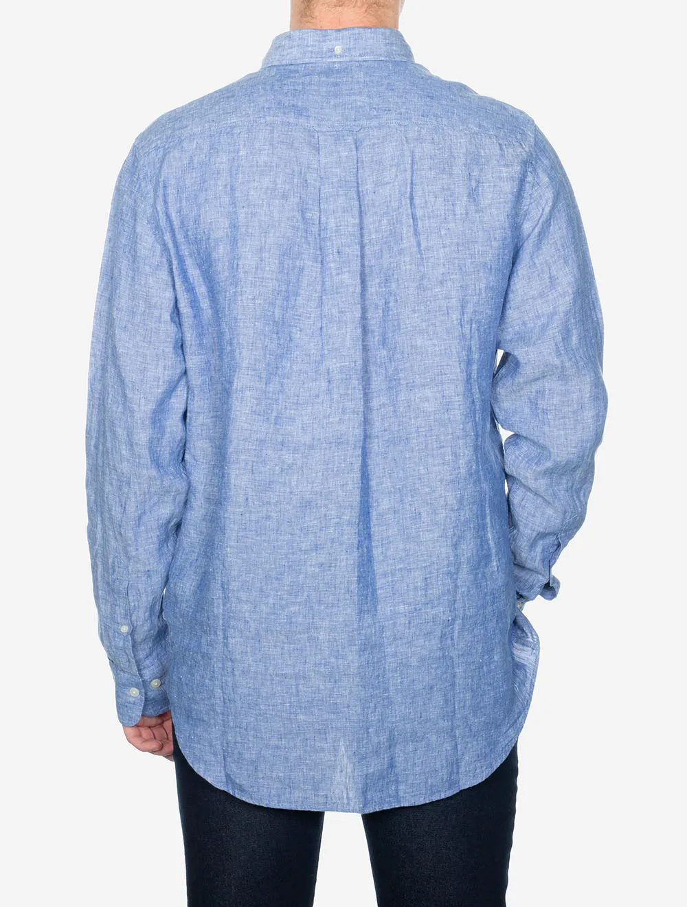 Regular Linen Shirt Rich Blue