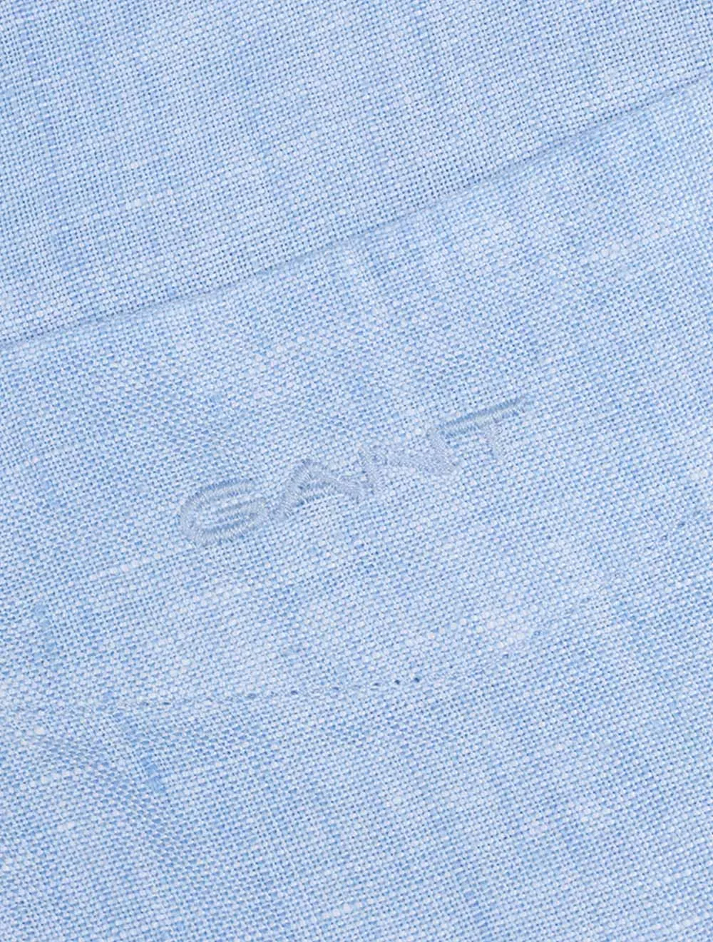 Regular Linen Short Sleeve Shirt Capri Blue