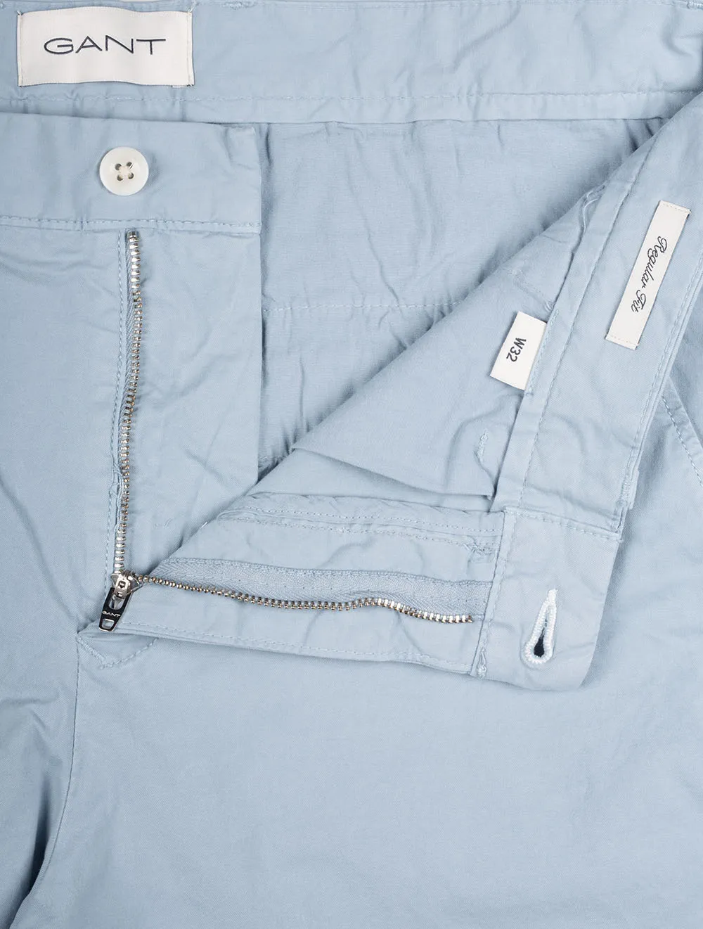 Regular Sunfaded Shorts Dove Blue