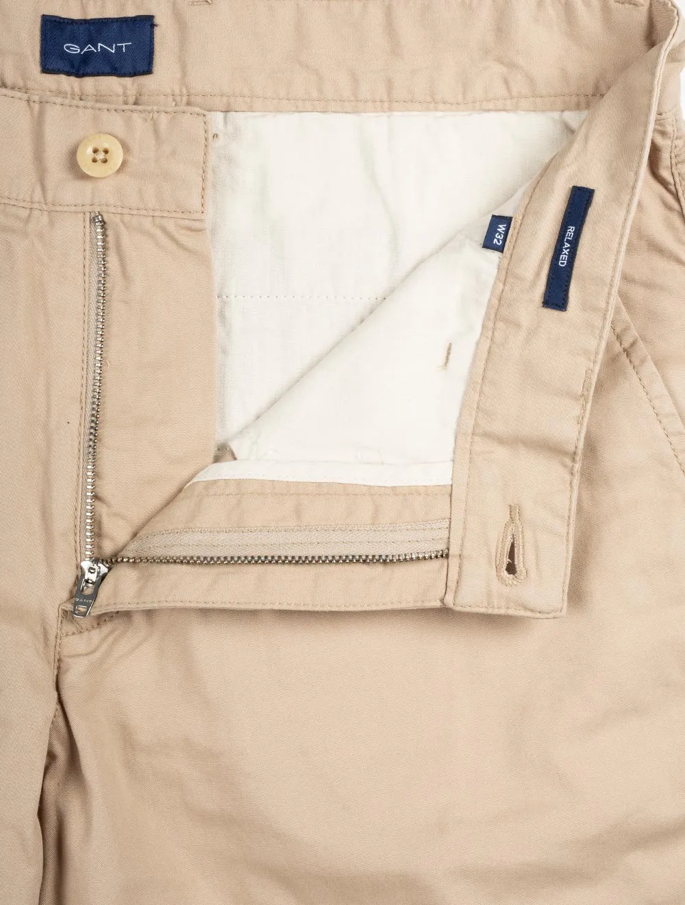 Relaxed Shorts Dark Khaki