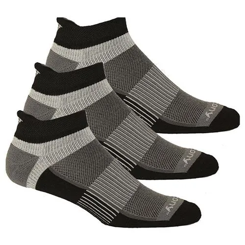 Saucony Inferno No Show Tab 3-Pack Socks (M22170) Saucony