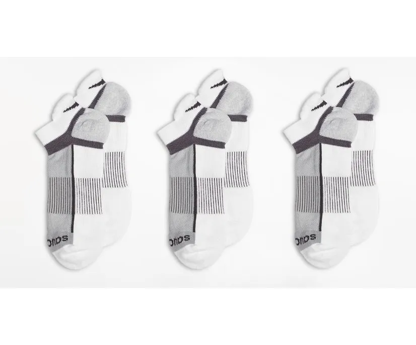 Saucony Inferno No Show Tab 3-Pack Socks (M22170) Saucony