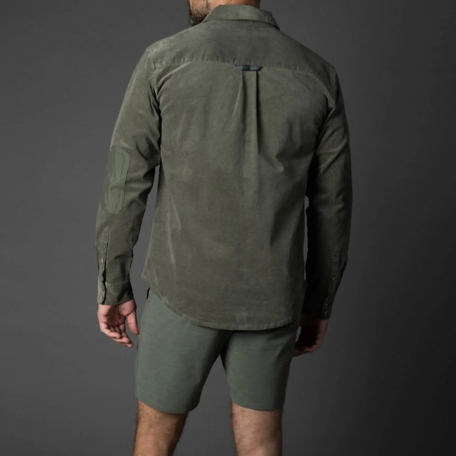 Seasonal Corduroy Shacket In Army