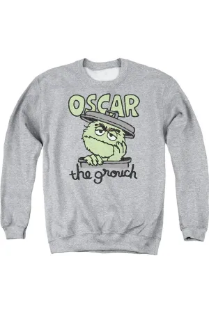 Sesame Street Canned Grouch Adult Crewneck Sweatshirt