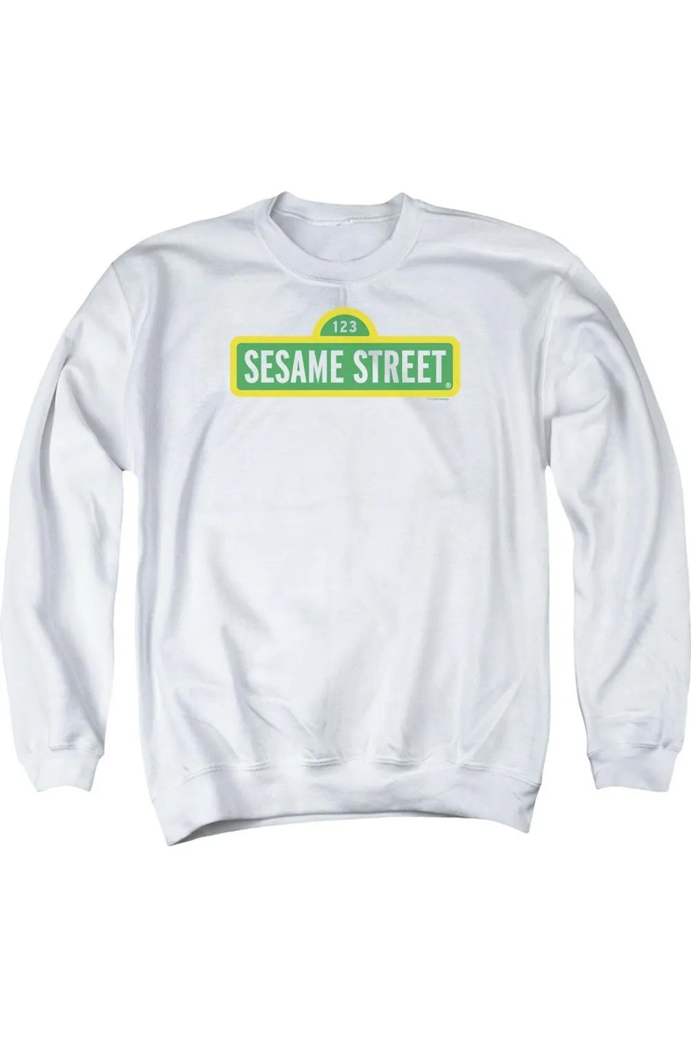 Sesame Street Logo Adult Crewneck Sweatshirt