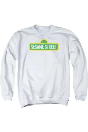 Sesame Street Logo Adult Crewneck Sweatshirt