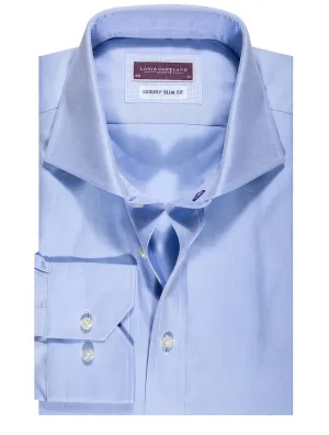 Shirt Single Cuff Slim Fit - Blue