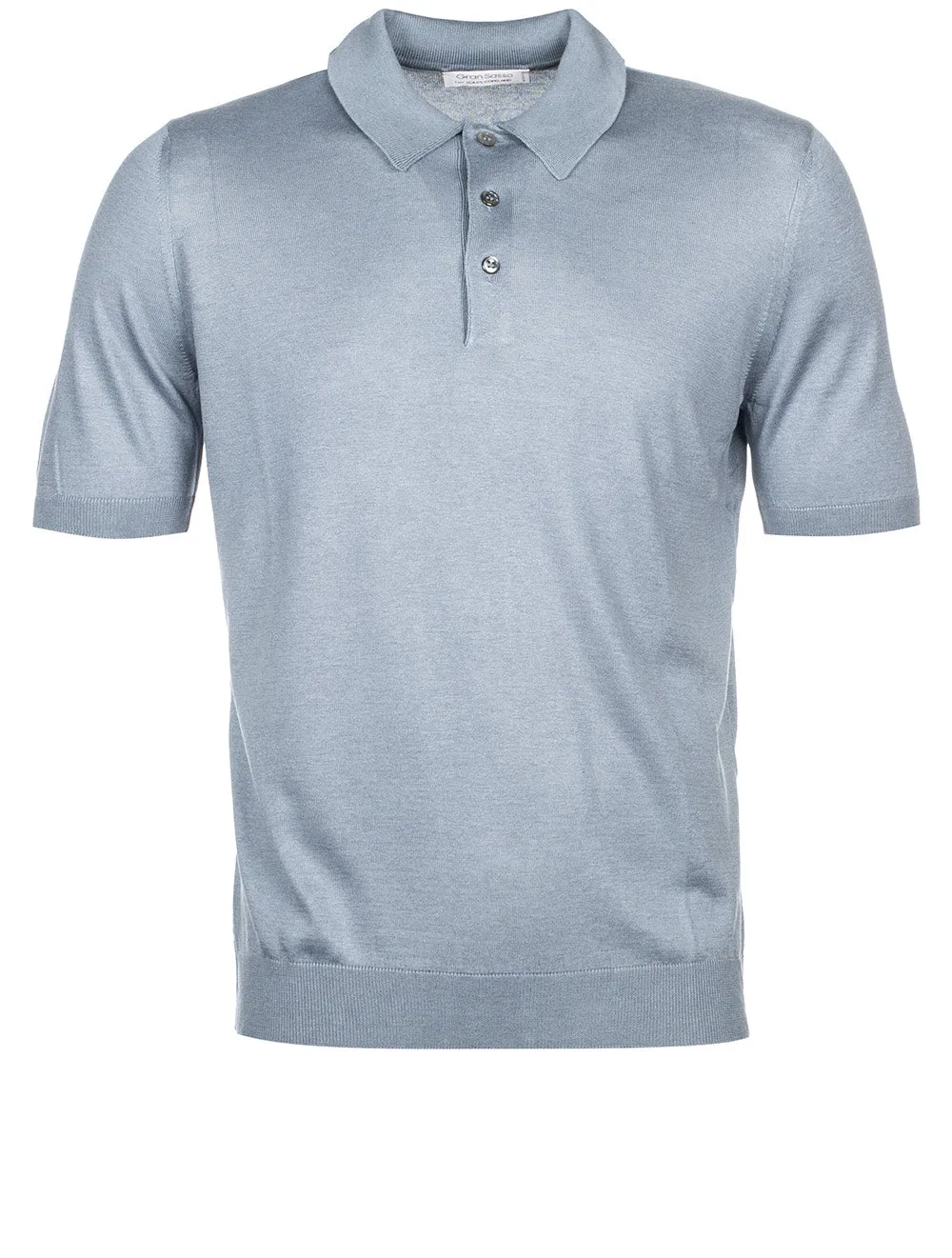 Silk Polo Blue