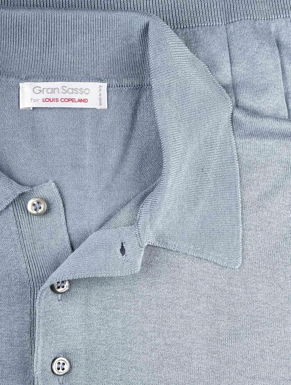 Silk Polo Blue