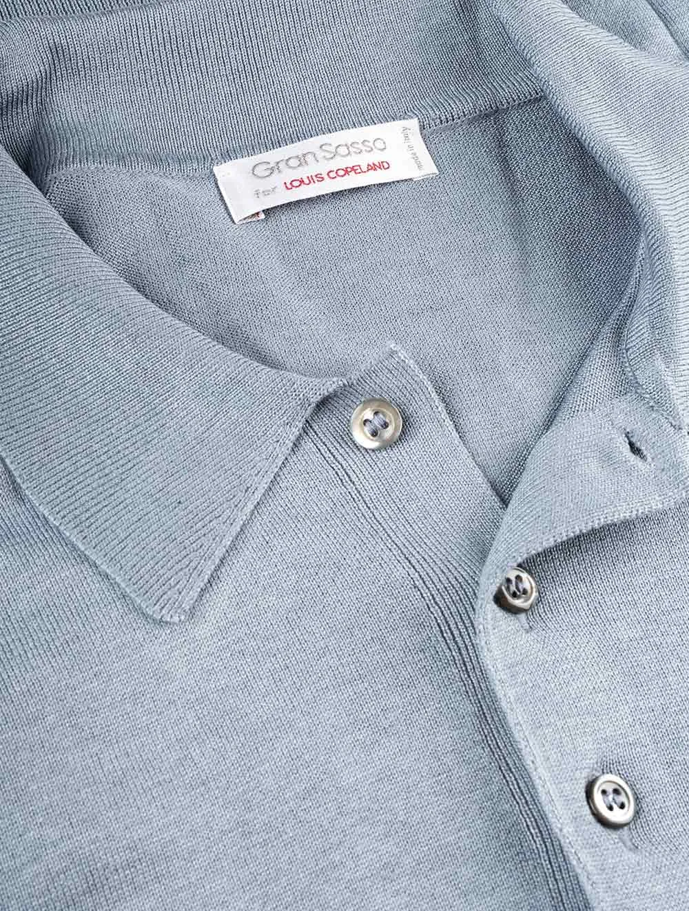 Silk Polo Blue