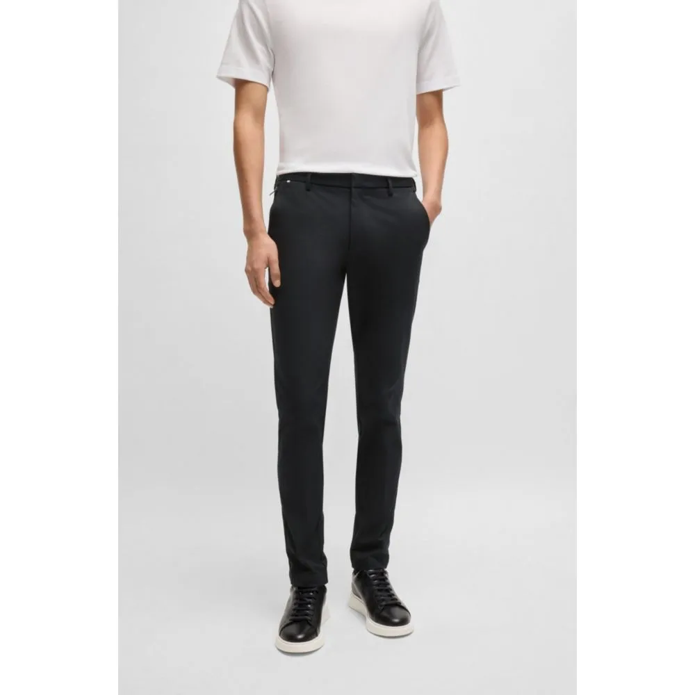 Slim-fit trousers in stretch cotton