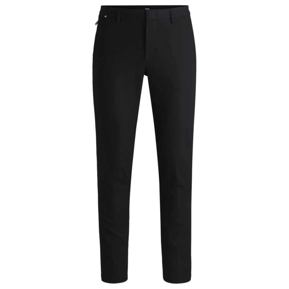 Slim-fit trousers in stretch cotton