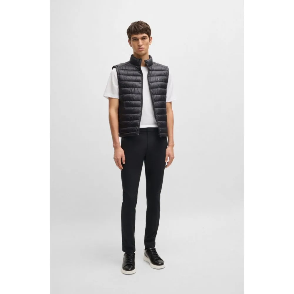 Slim-fit trousers in stretch cotton