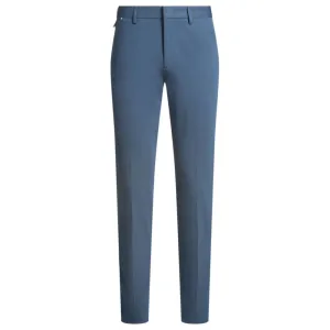 Slim-fit trousers in stretch cotton