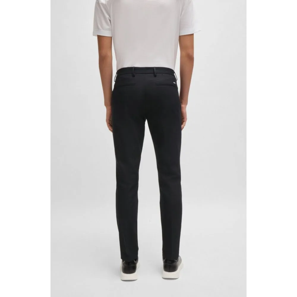 Slim-fit trousers in stretch cotton