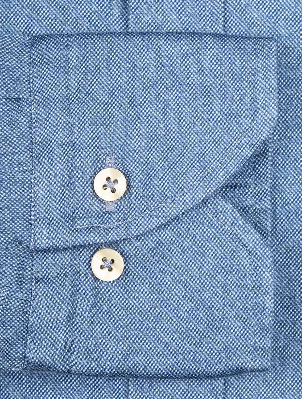 Sport Casual Fitted Shirt Blue