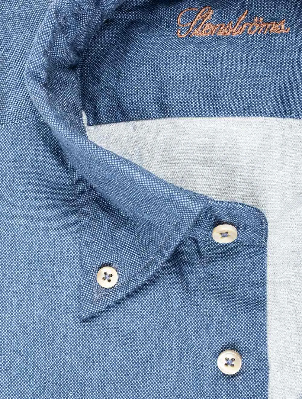 Sport Casual Fitted Shirt Blue