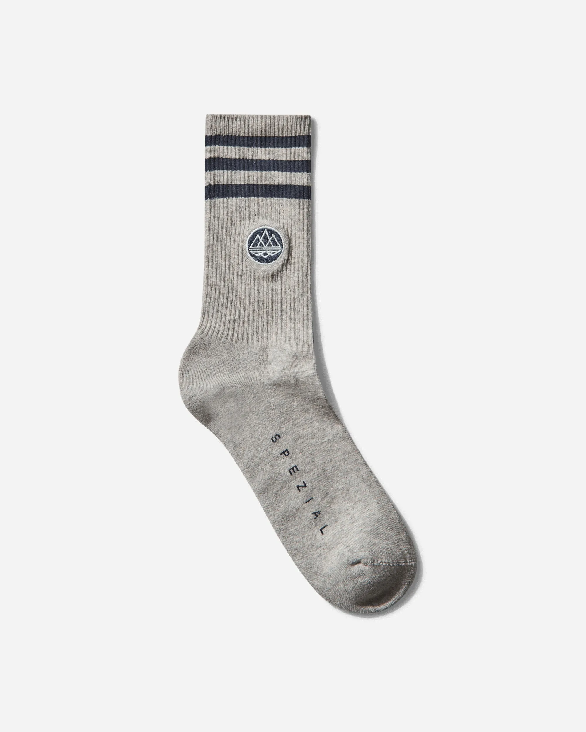 SPZL Statement Ankle Socks Night Navy / Medium Grey Heather