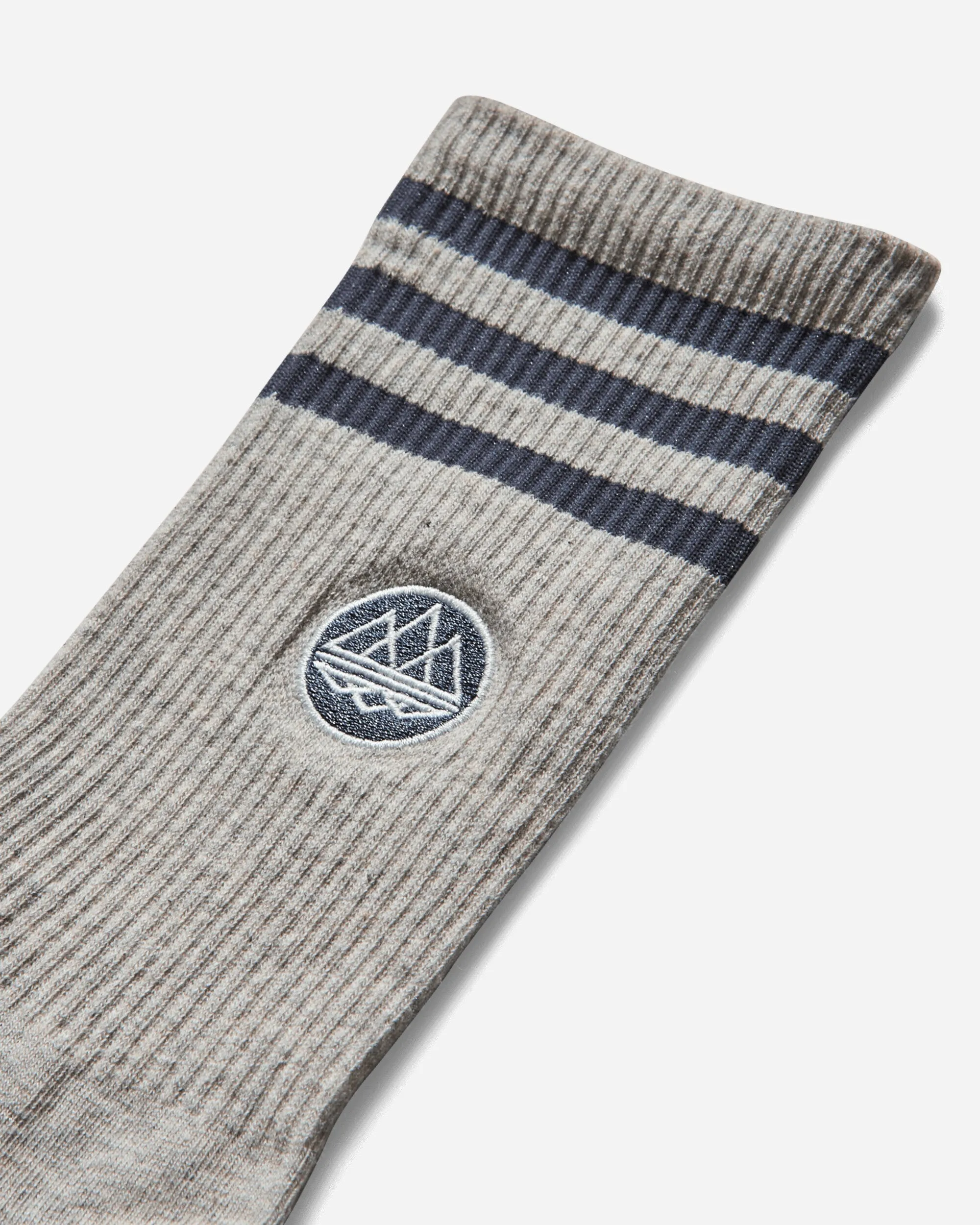 SPZL Statement Ankle Socks Night Navy / Medium Grey Heather