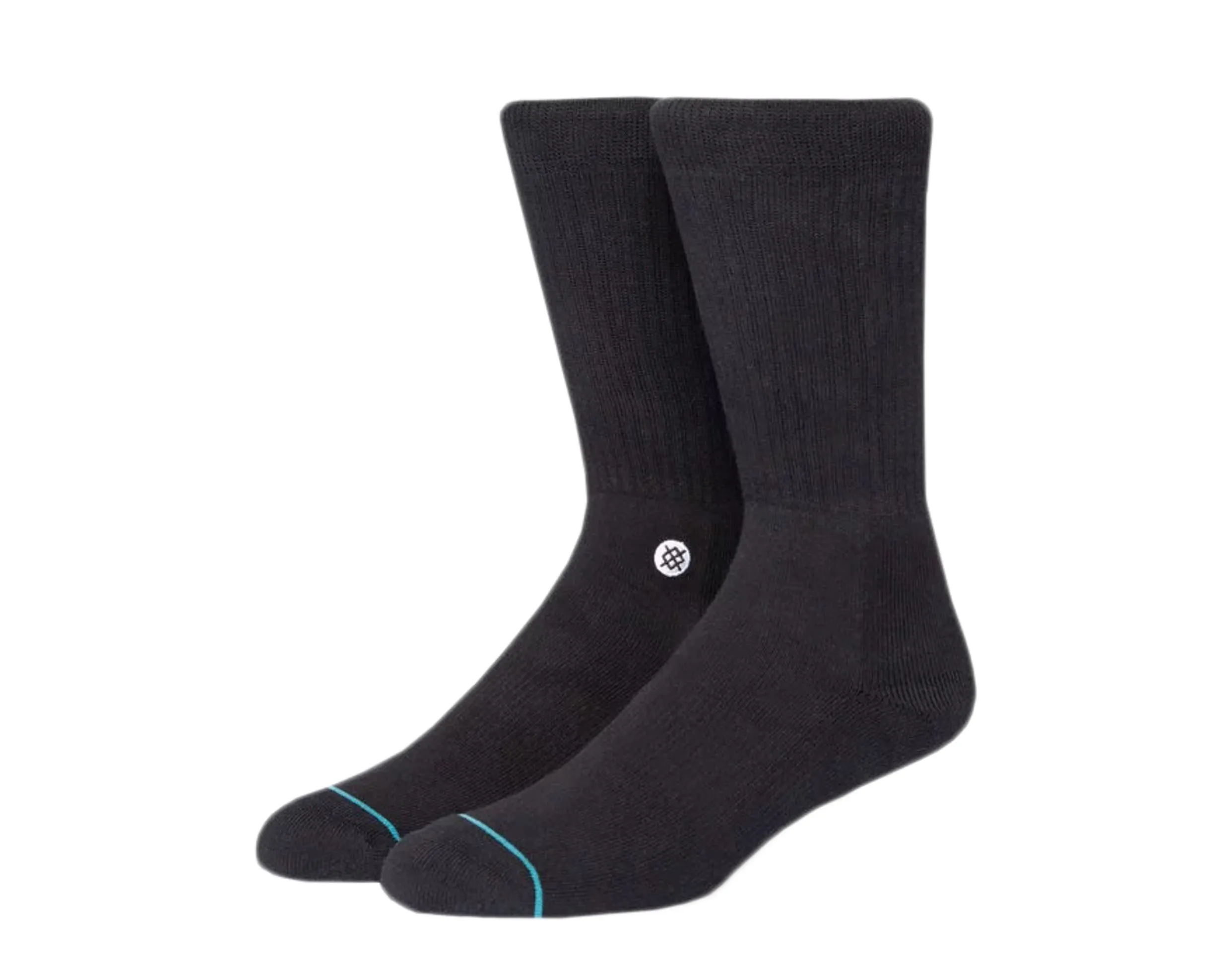 Stance Icon Classic Crew Black/White Socks M311D14ICO-BLW