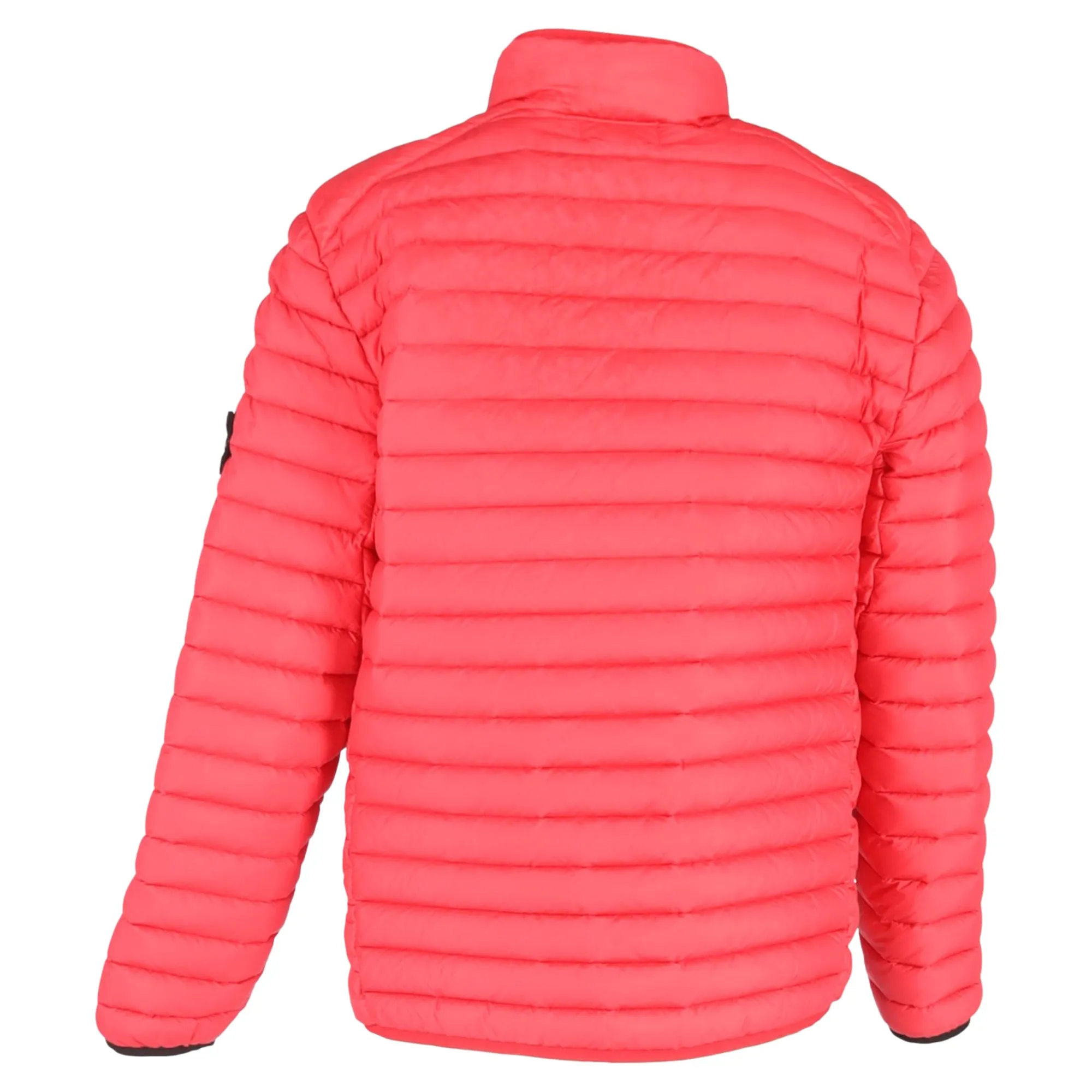 Stone Island Quilted Down Jacket in Red Nylon