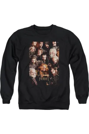 The Hobbit Dwarves Poster Adult Crewneck Sweatshirt