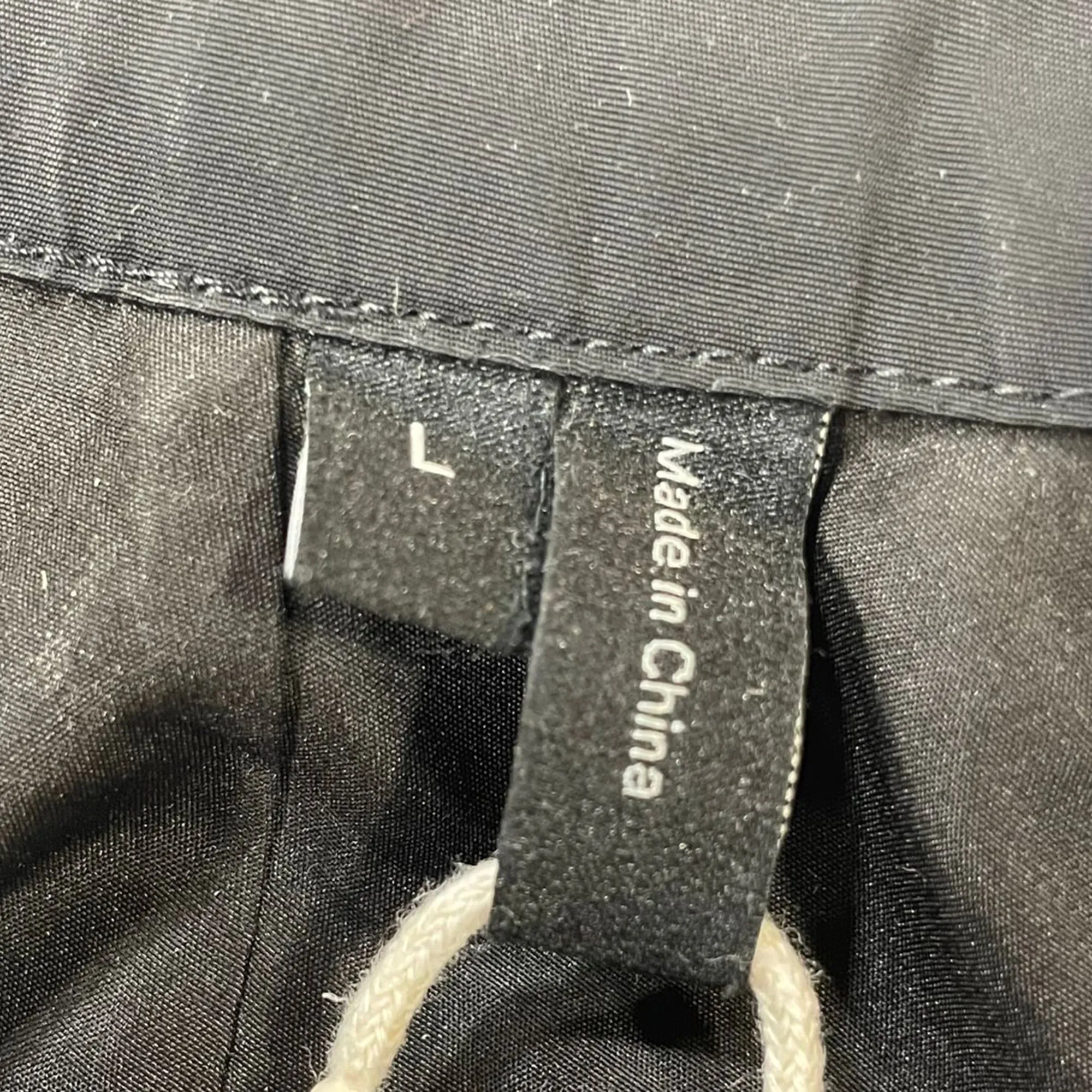 Theory Buttoned Shirt Jacket in Black Nylon