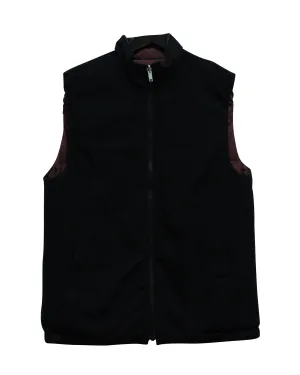 Theory Reversible Puffer Vest in Black Polyester