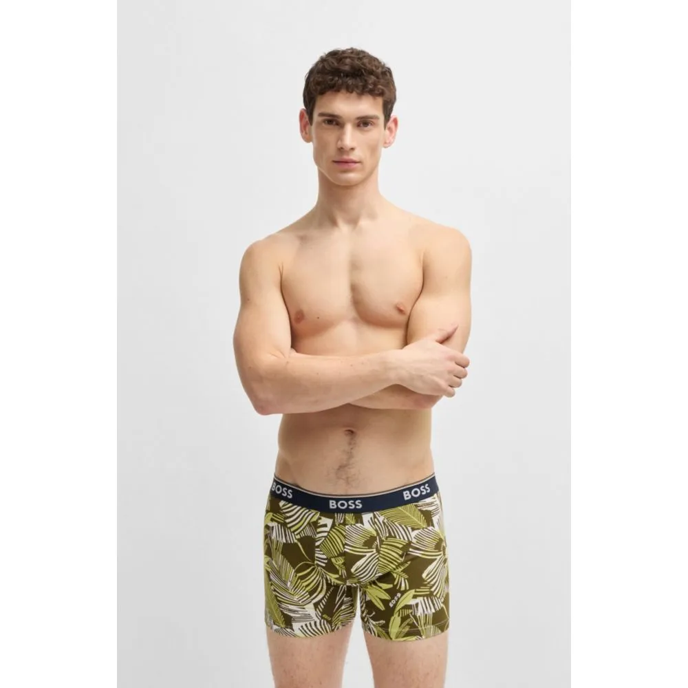 Three-pack of stretch cotton boxer briefs