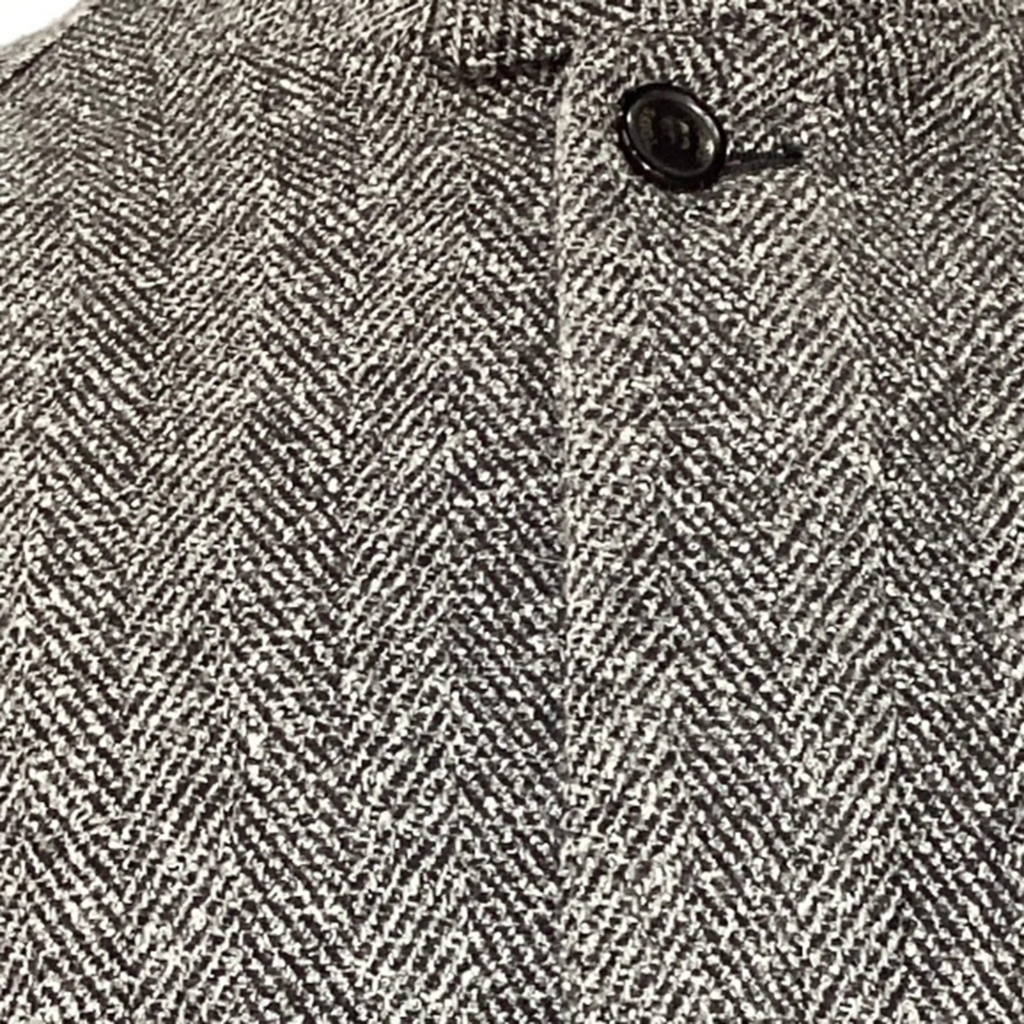 Tod’s Herringbone Bomber Jacket in Grey Virgin Wool