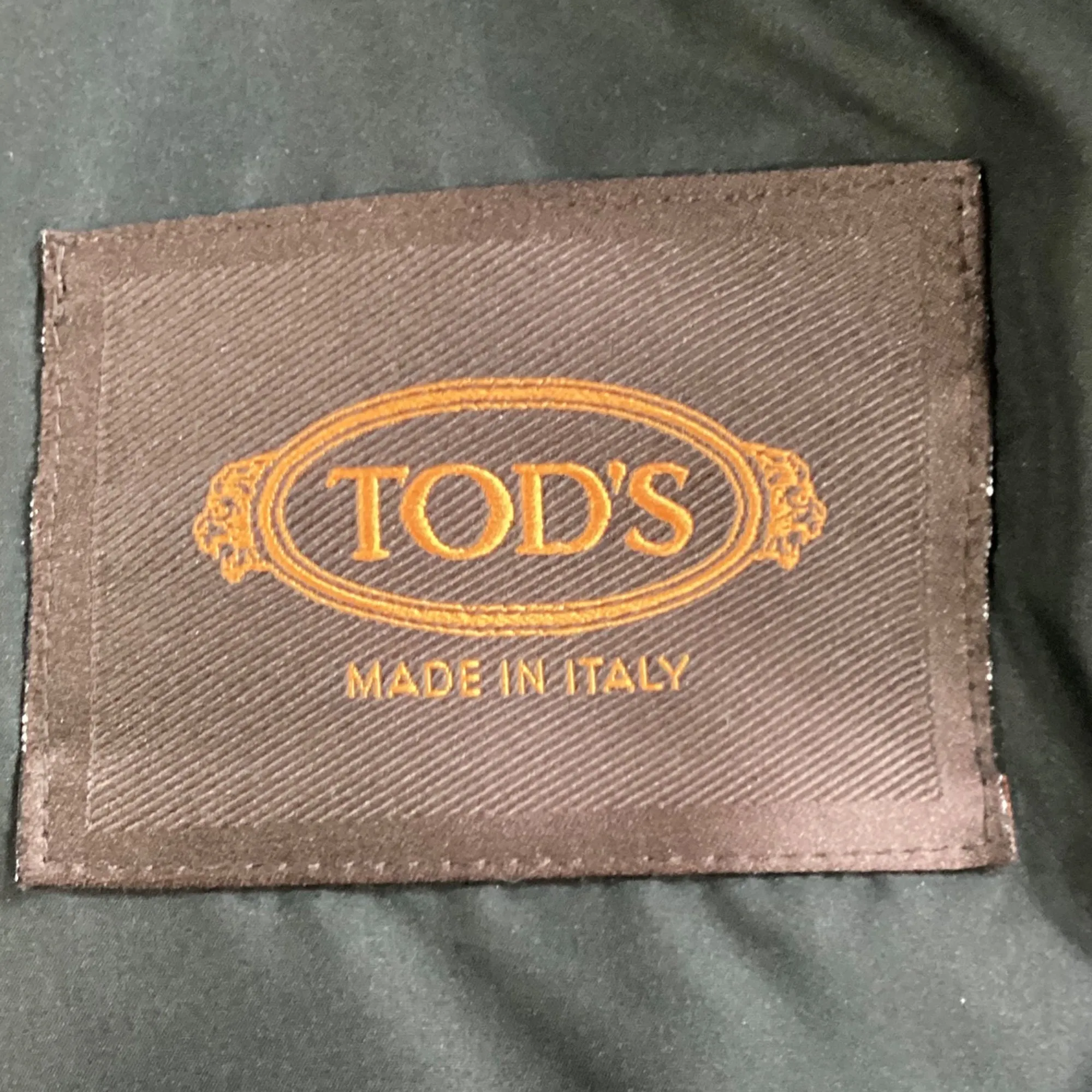 Tod’s Herringbone Bomber Jacket in Grey Virgin Wool