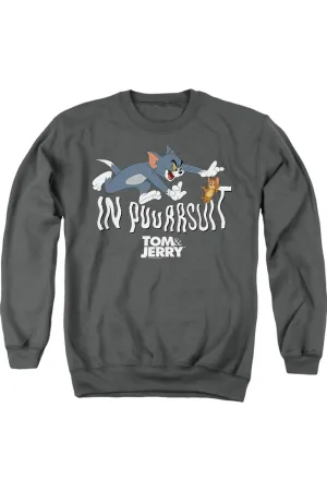 Tom And Jerry Movie In Pursuit Adult Crewneck Sweatshirt