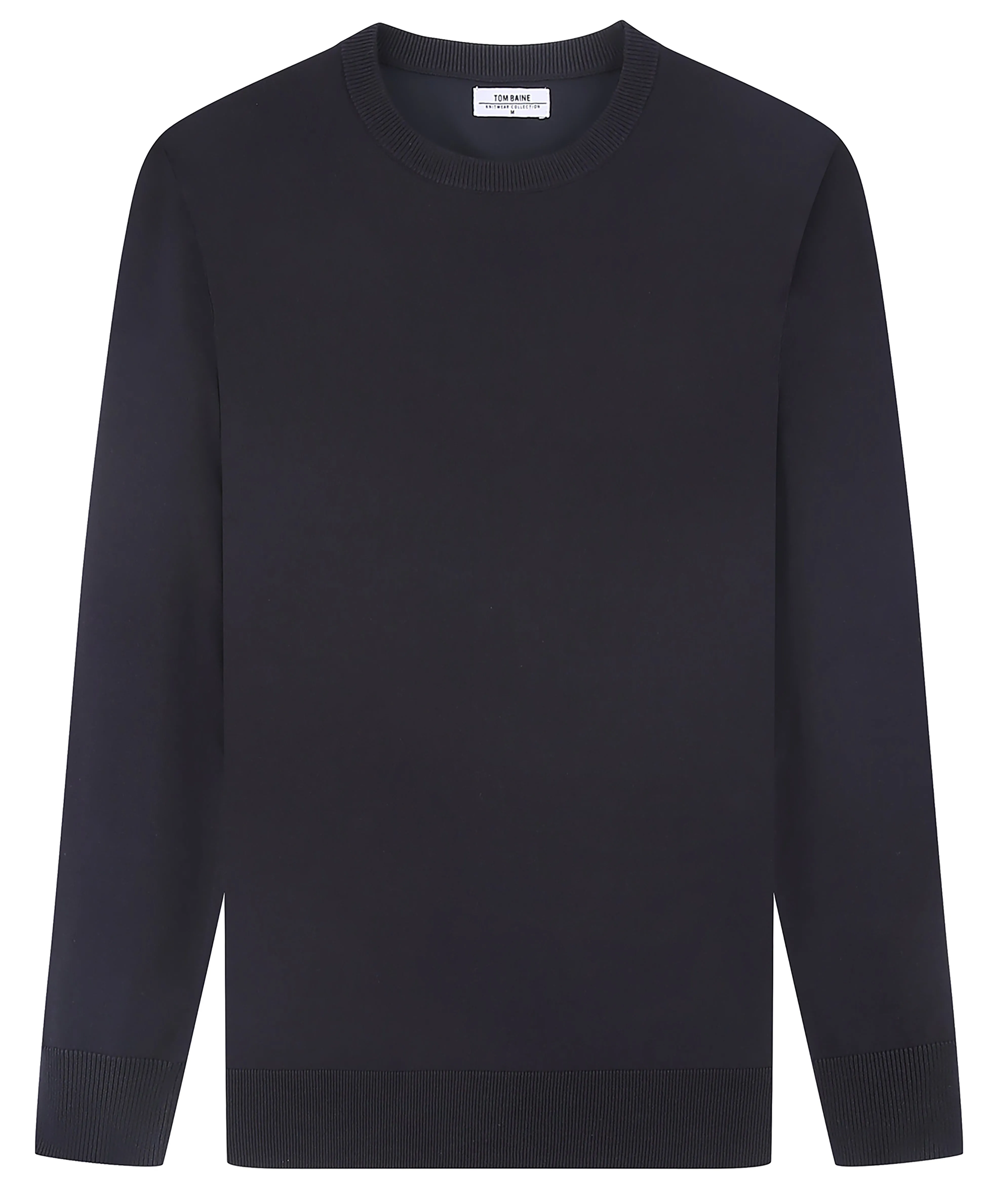 Tom Baine Men's Cashmere Feel Slim Fit Crew Neck Sweater