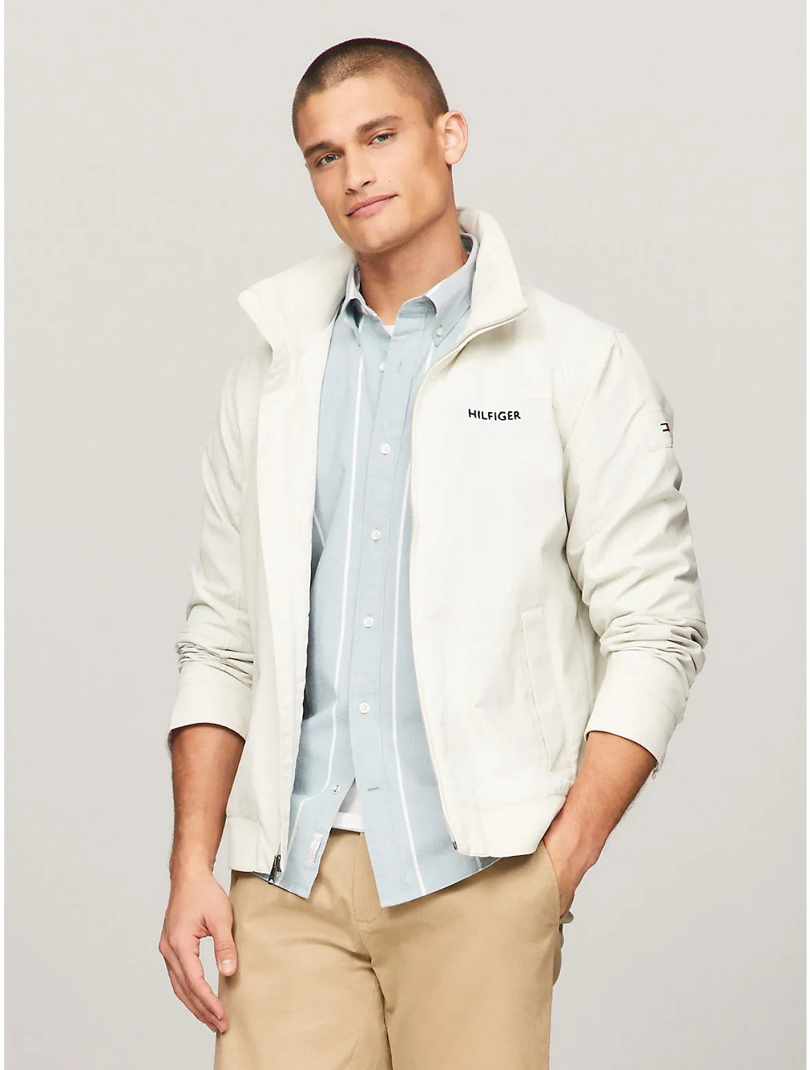 Tommy Hilfiger Men's Hilfiger Water Resistant Windbreaker