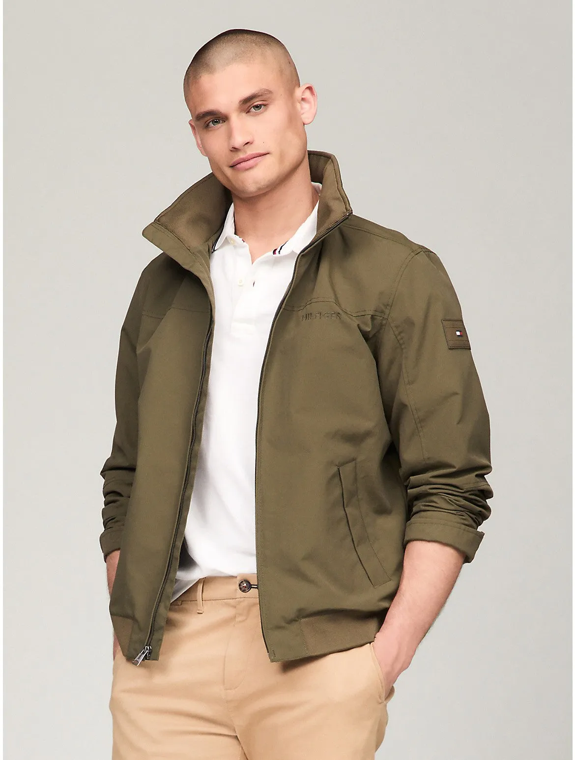 Tommy Hilfiger Men's Hilfiger Water Resistant Windbreaker