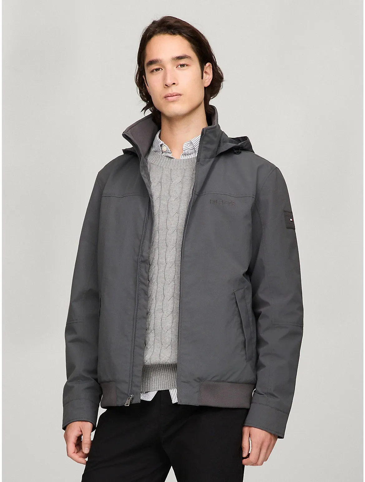 Tommy Hilfiger Men's Hilfiger Water Resistant Windbreaker