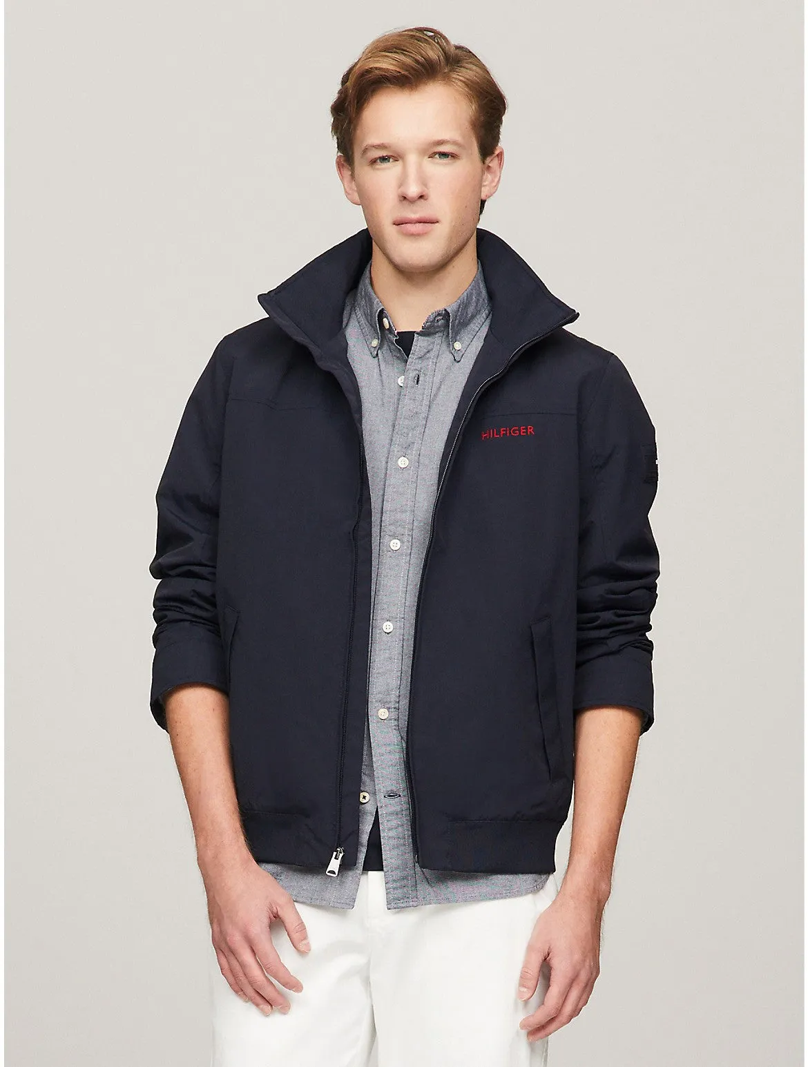 Tommy Hilfiger Men's Hilfiger Water Resistant Windbreaker