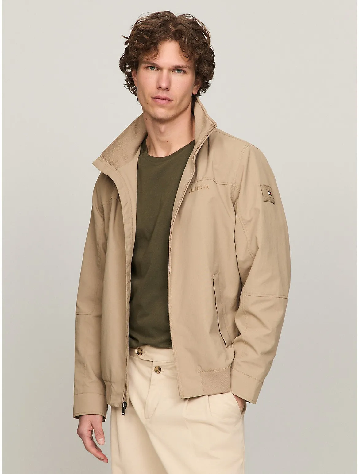 Tommy Hilfiger Men's Hilfiger Water Resistant Windbreaker