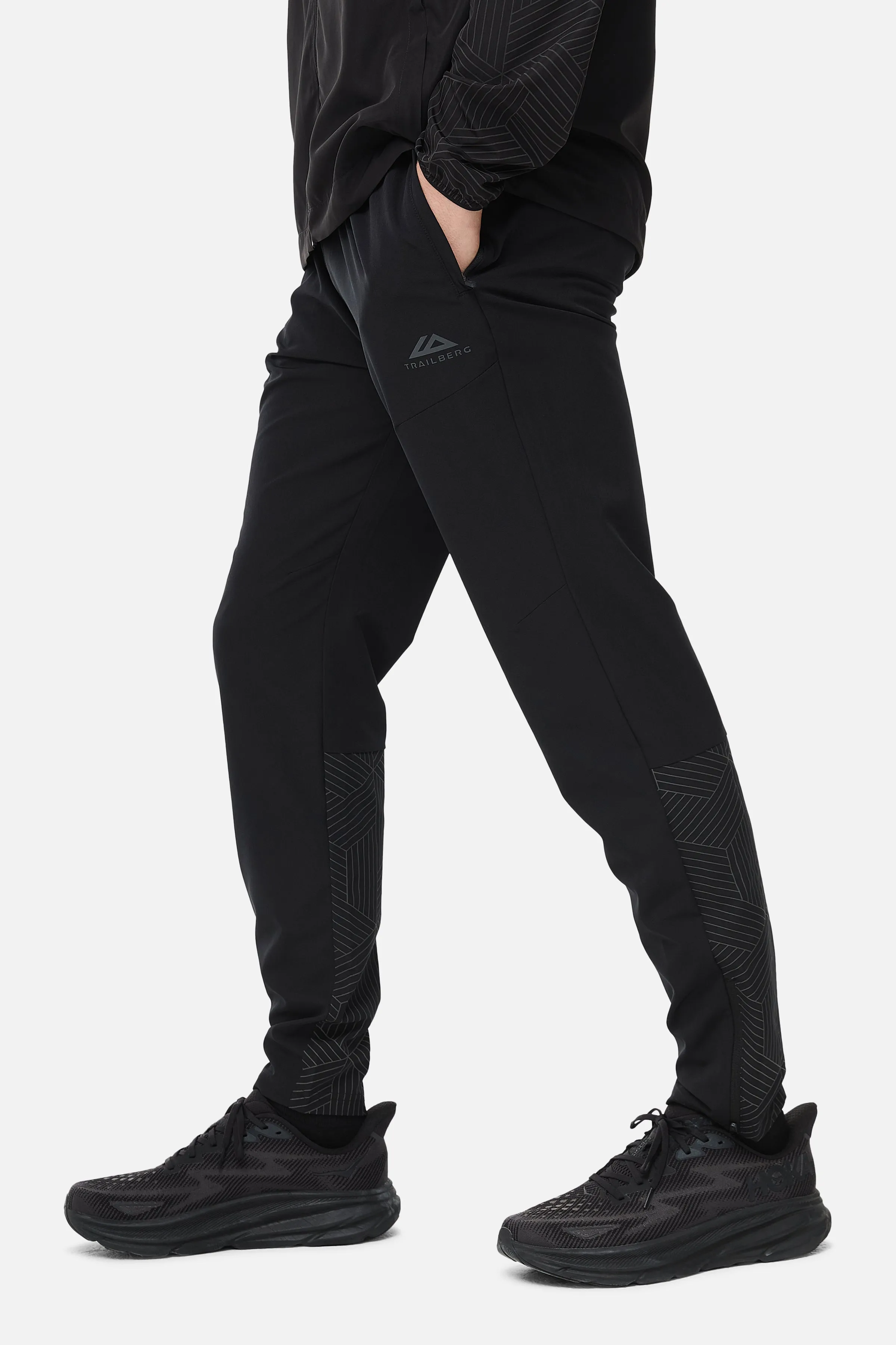Trailberg Axis Jacquard Pant - Black