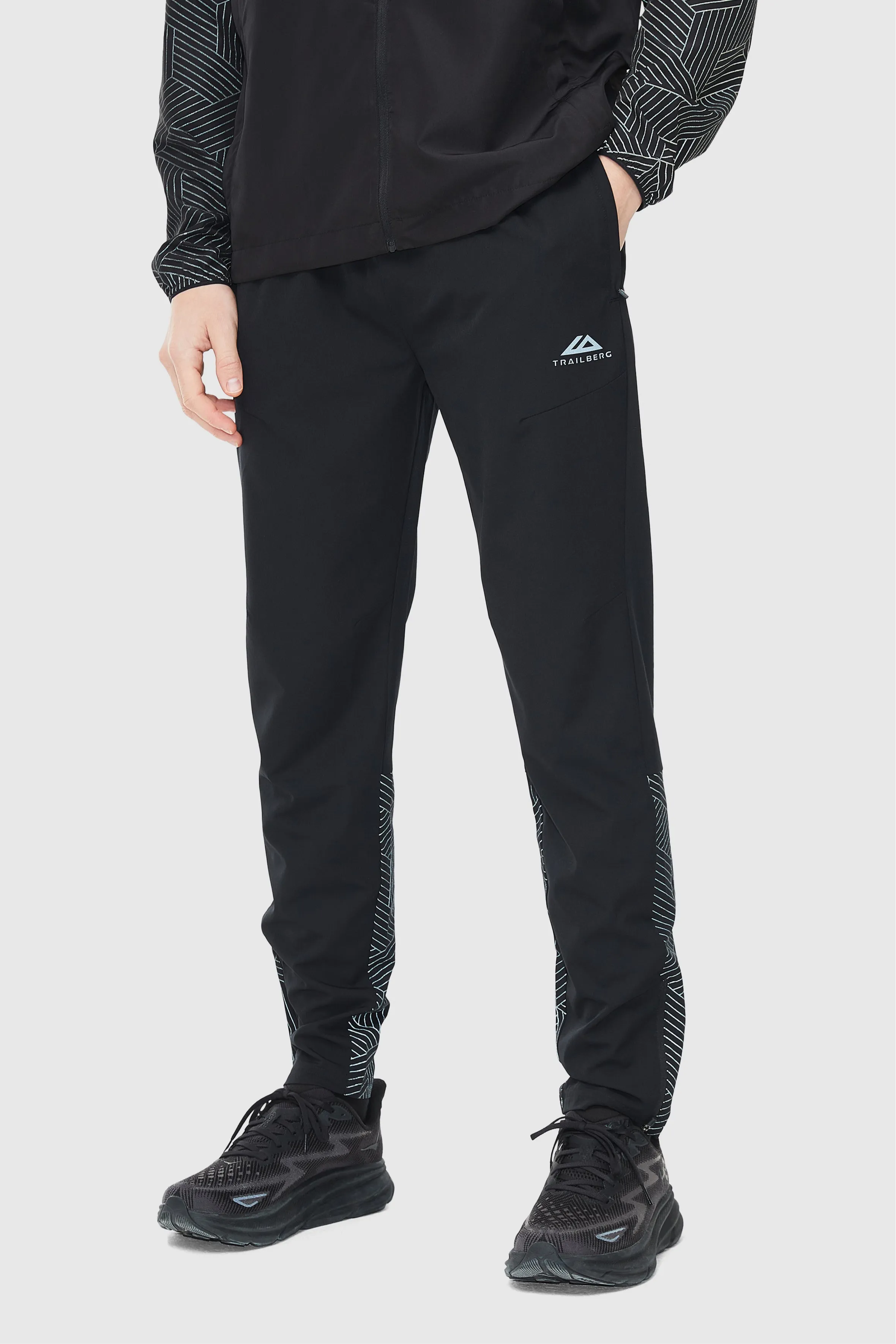 Trailberg Axis Jacquard Pant - Black