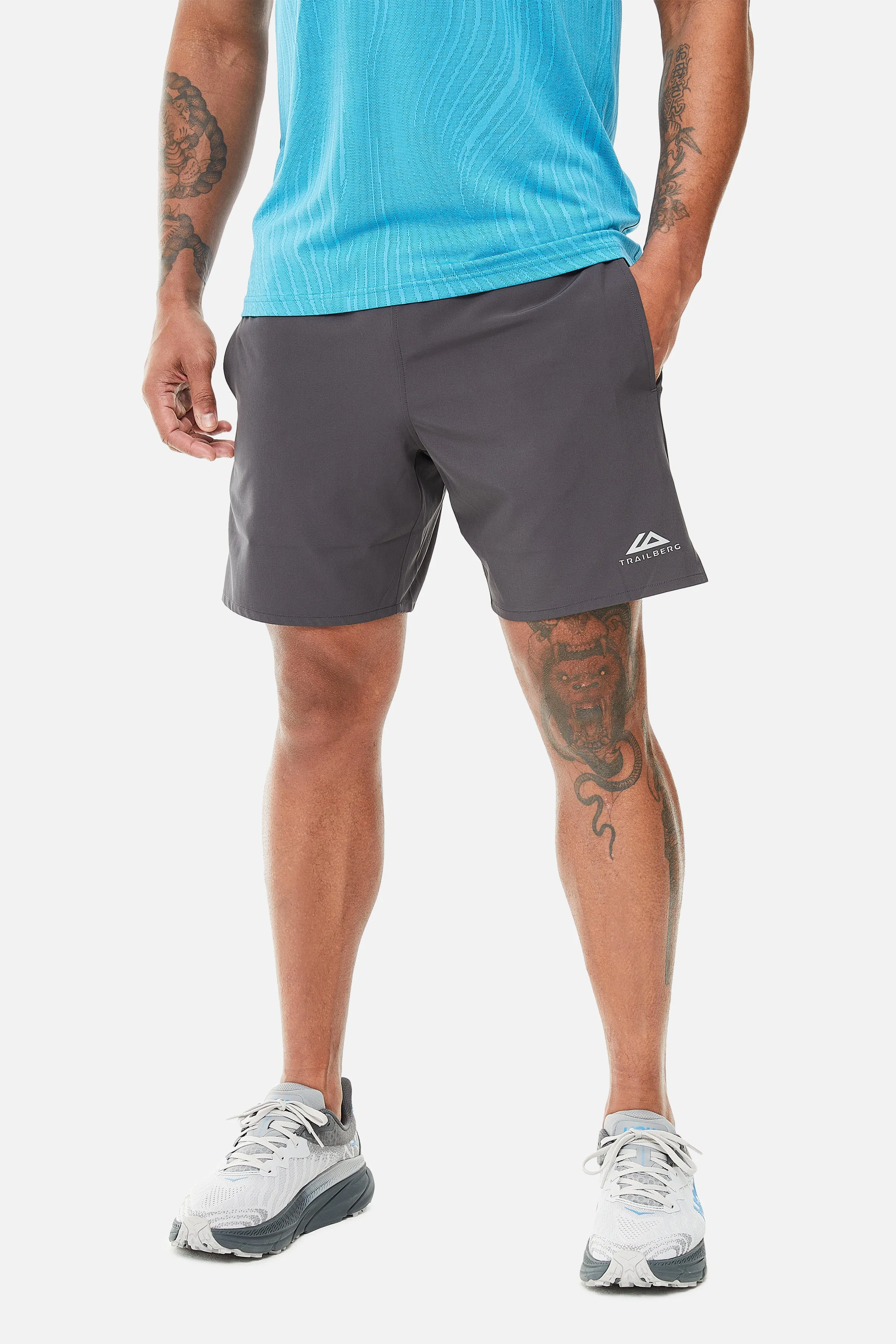 Trailberg Vertex Jacquard Short - Black Oyster