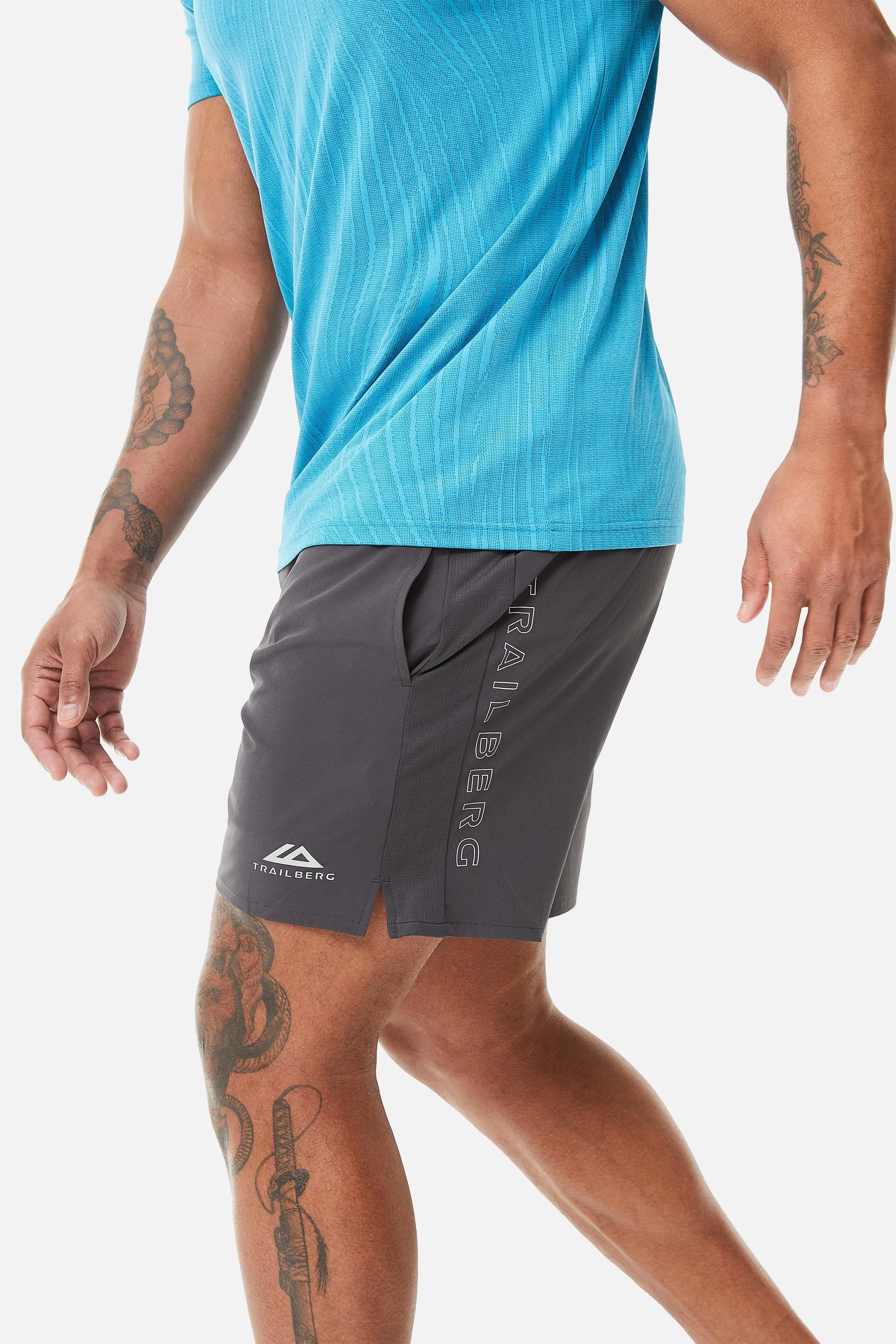 Trailberg Vertex Jacquard Short - Black Oyster