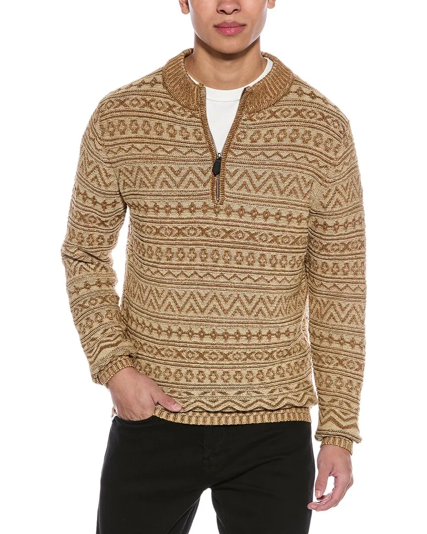 tyler böe Patterned 1/4-Zip Sweater