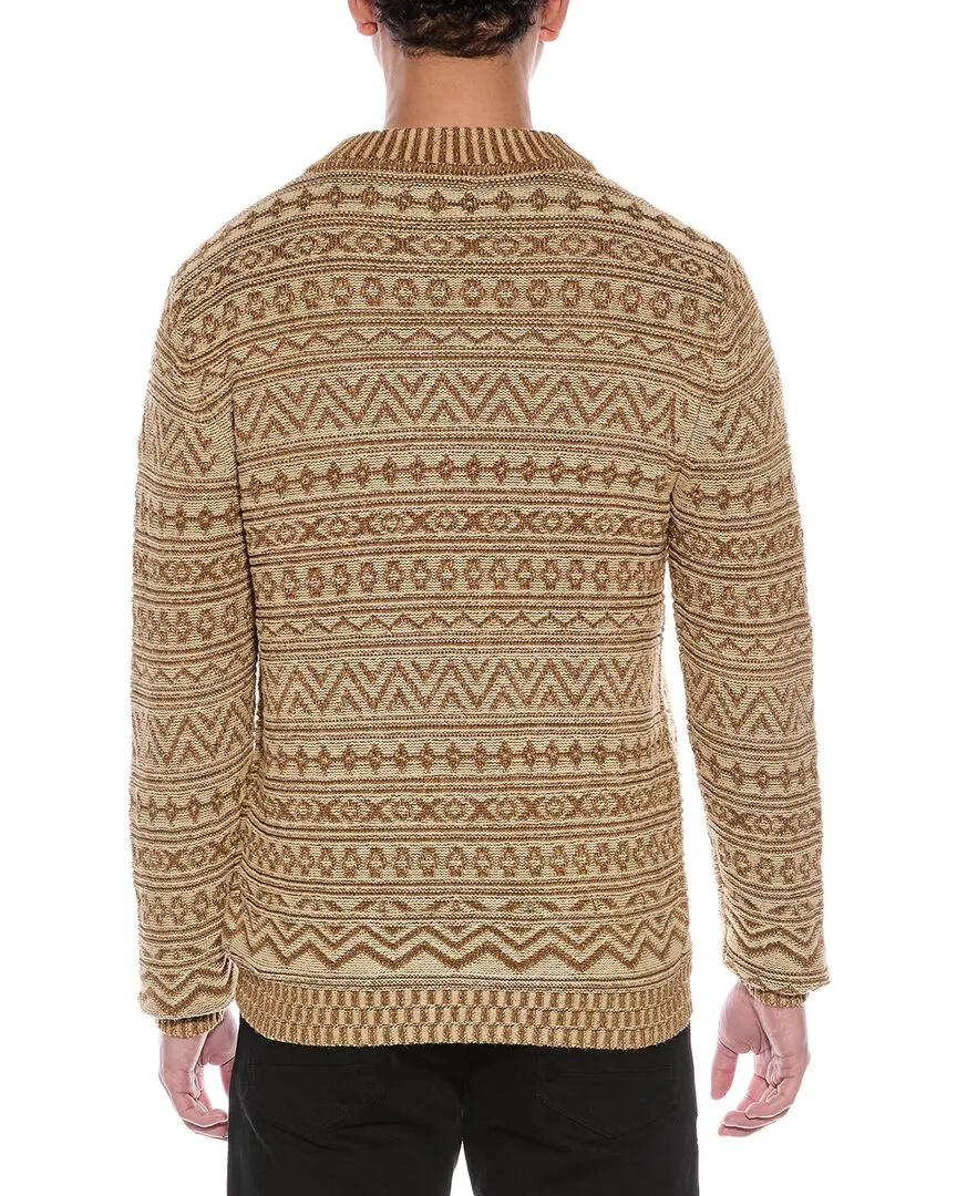 tyler böe Patterned 1/4-Zip Sweater