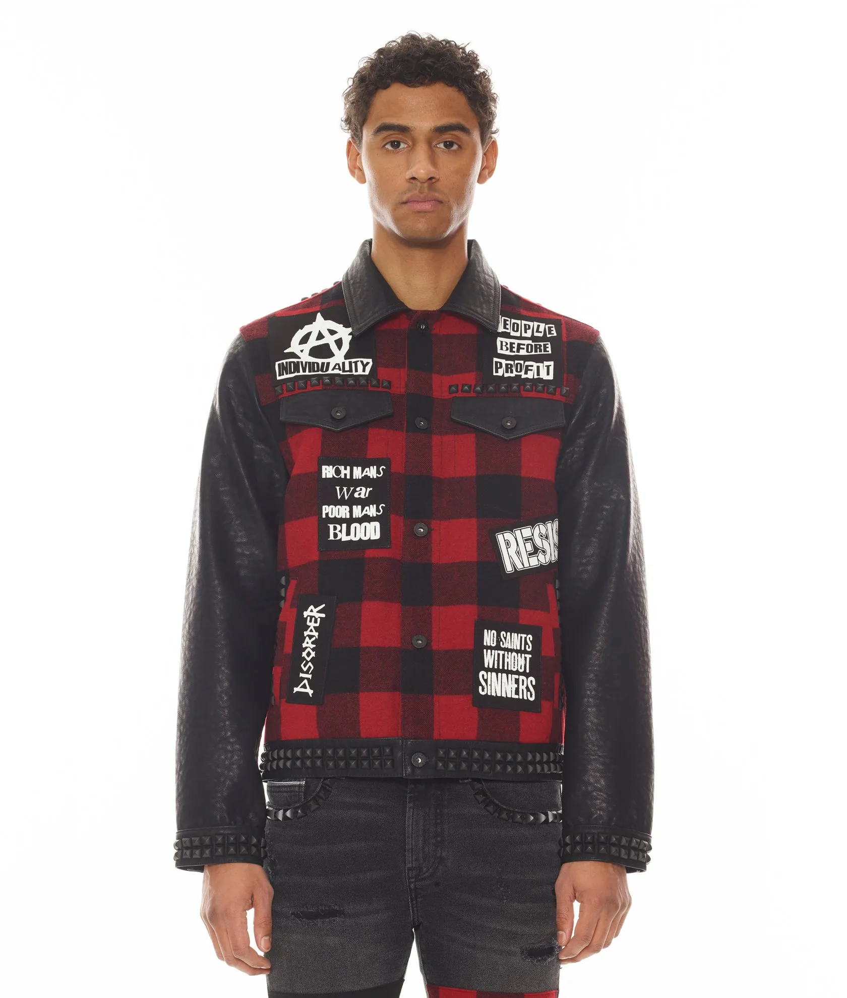 TYPE II DENIM JACKET IN PLAID